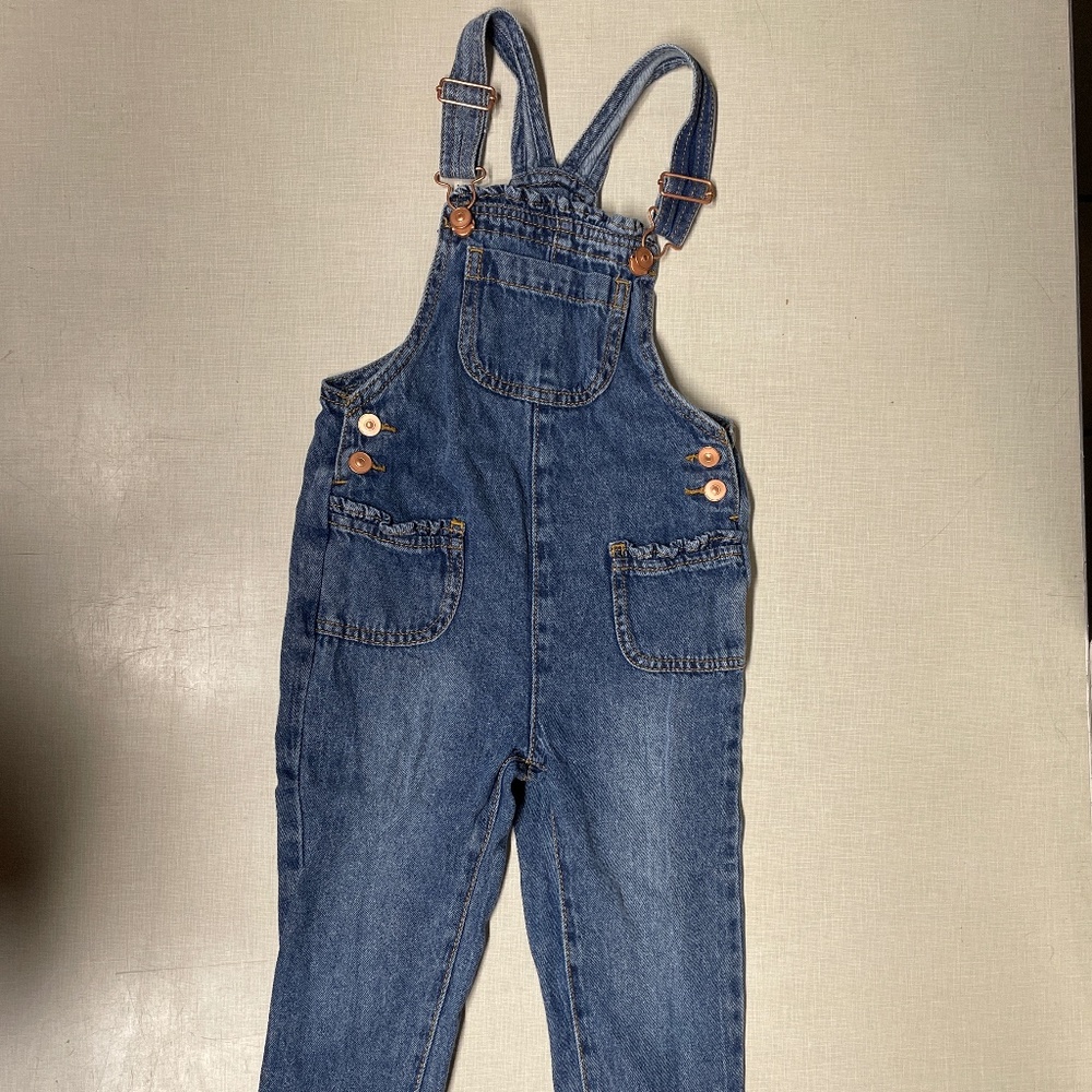 Girls 4T Denim Overalls